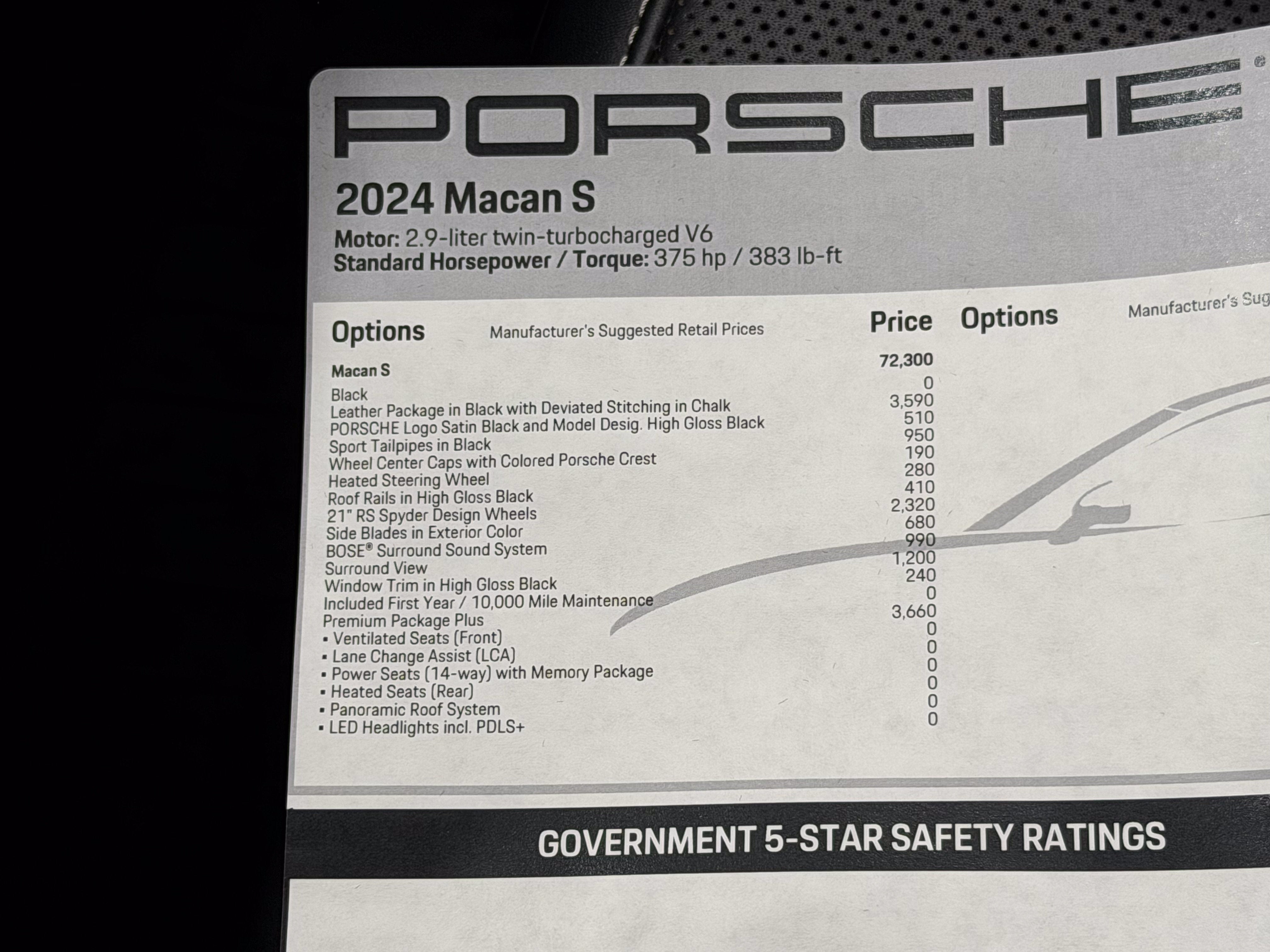 2024 Porsche Macan S