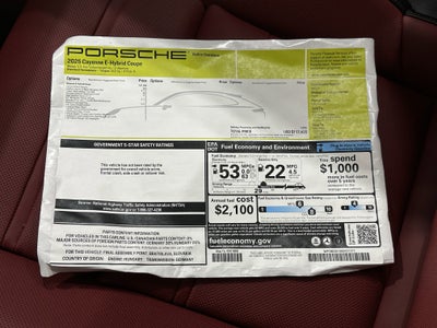 2025 Porsche Cayenne E-Hybrid