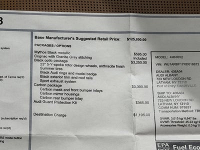 2024 Audi RS Q8 4.0T