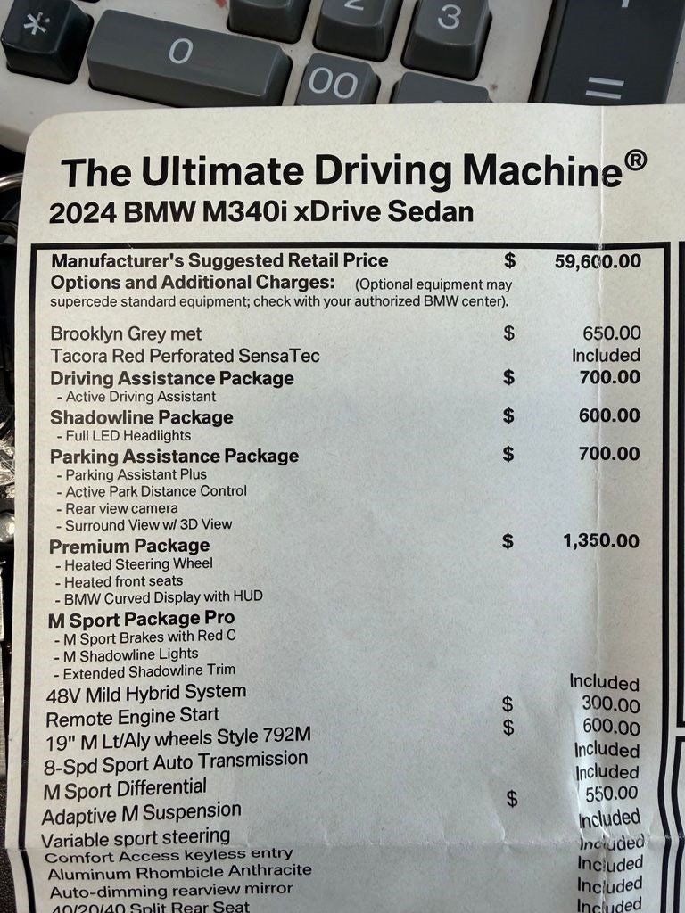 2024 BMW 3 Series M340i xDrive