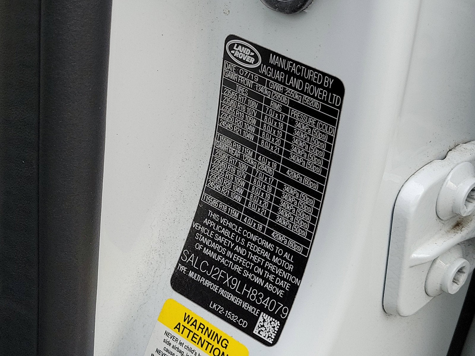 2020 Land Rover Discovery Sport S