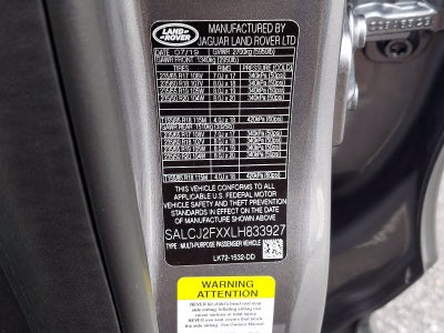 2020 Land Rover Discovery Sport S