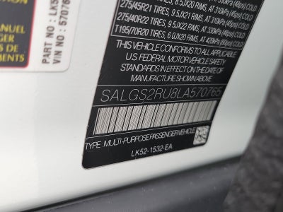 2020 Land Rover Range Rover HSE