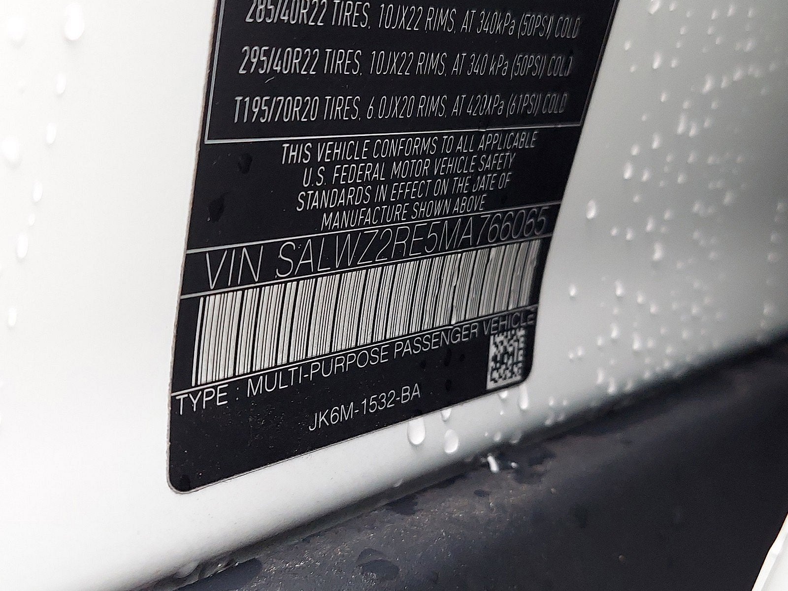 2021 Land Rover Range Rover Sport SVR