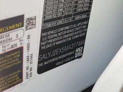 2021 Land Rover Range Rover Velar S