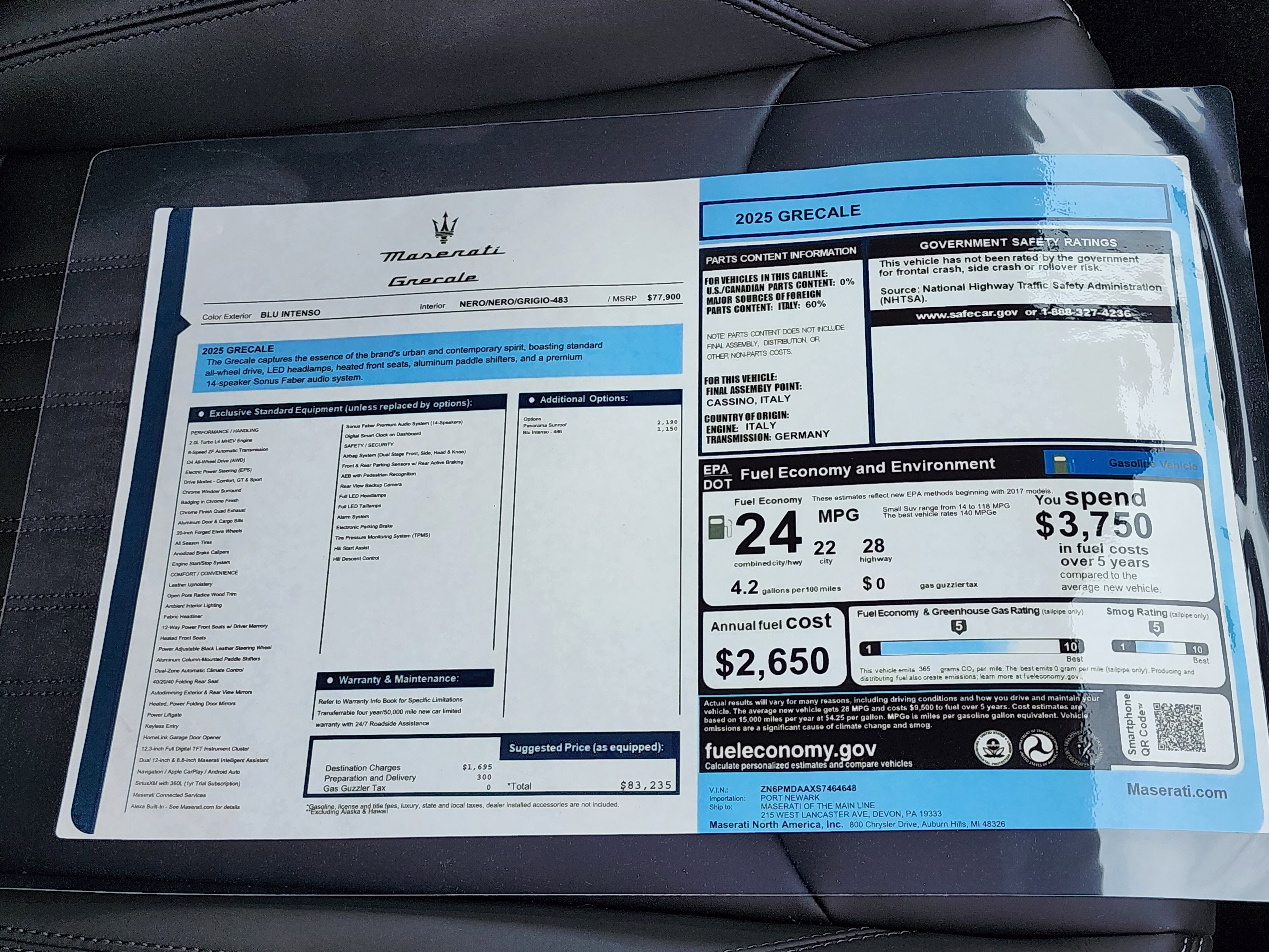 2025 Maserati Grecale Base